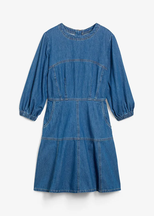 Vestido vaquero de algodón puro