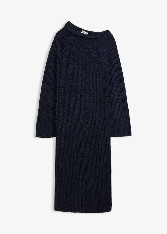 Vestido de punto de canalé