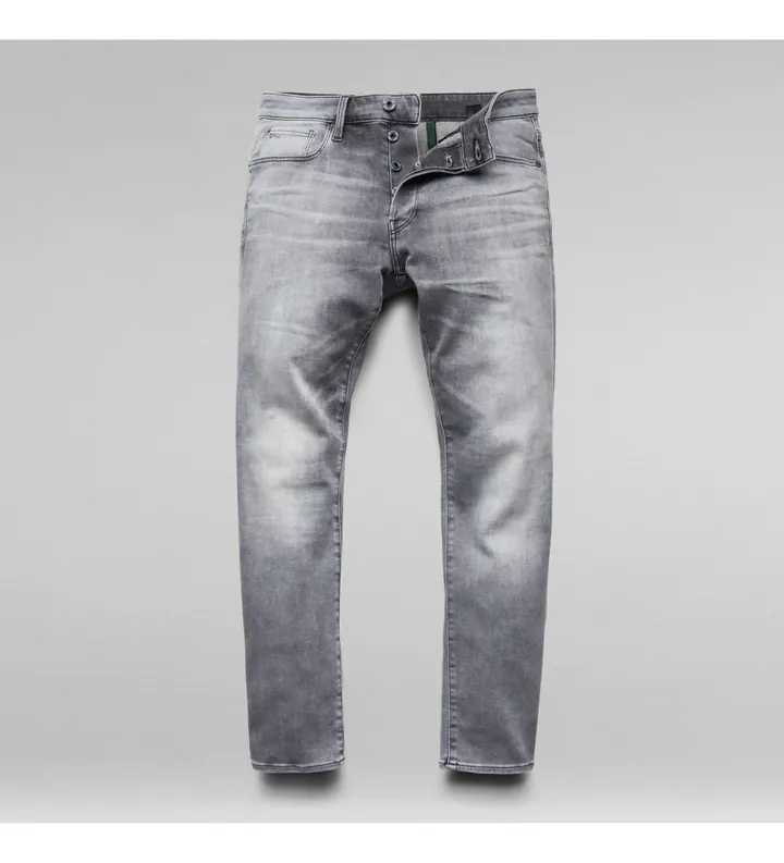 G-Star para hombre. 51001-A634-C464 Jeans 3301 Slim gris (31/34), Casual, Algodón, Denim