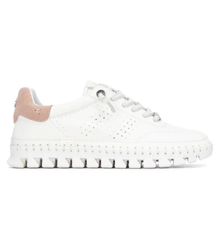 Carmela para mujer. 16310701-BLANCO Zapatillas 163107 blanco (35), Tela, Plano, Cordones, Casual