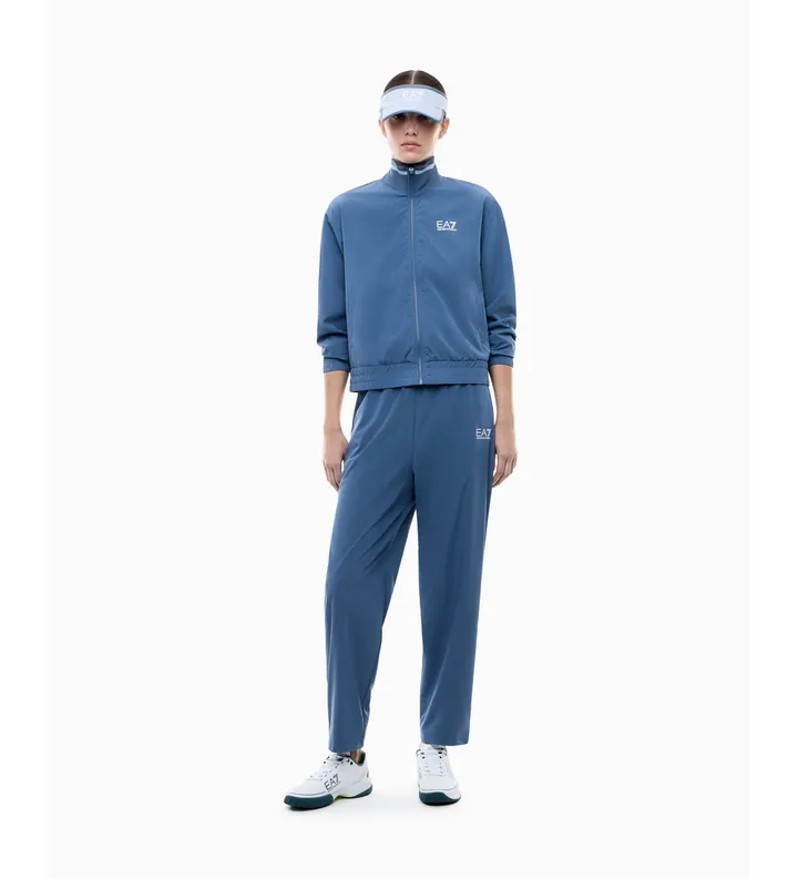 EA7 para mujer. 7W000895_AF21681 Conjunto Tennis Pro azul (3XL), Casual, Deportivo, Poliéster, Manga larga