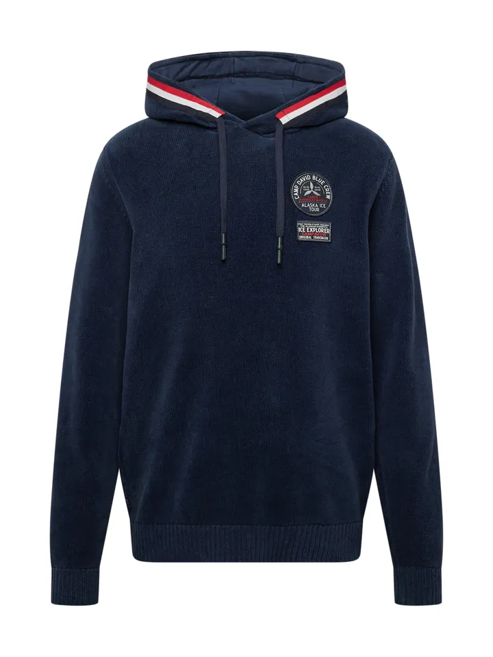 CAMP DAVID Jersey 'Alaska Ice Tour' navy / rojo / blanco