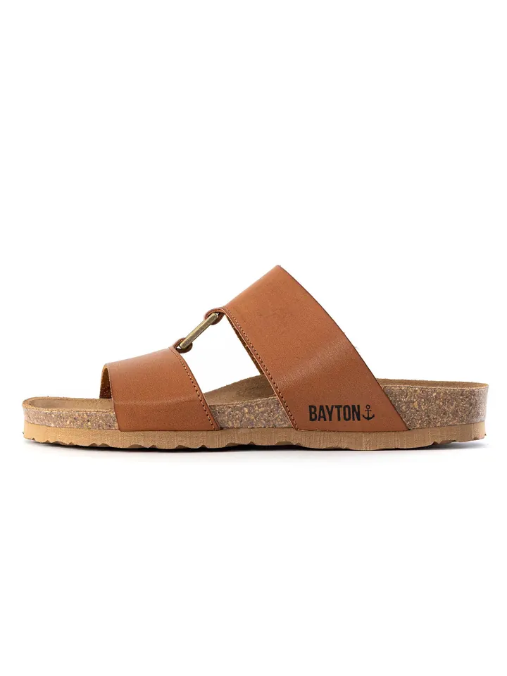 Bayton Zapatos abiertos 'Navia'  cognac / negro