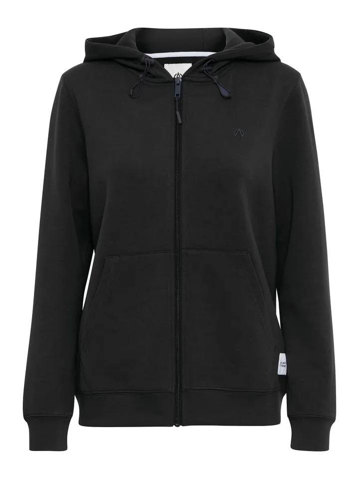 North Bend Sudadera con cremallera 'Tara' negro