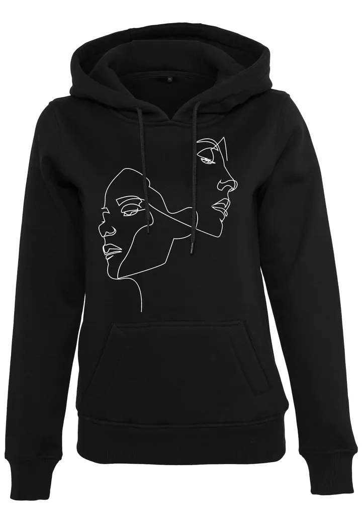Mister Tee Sudadera  negro / blanco