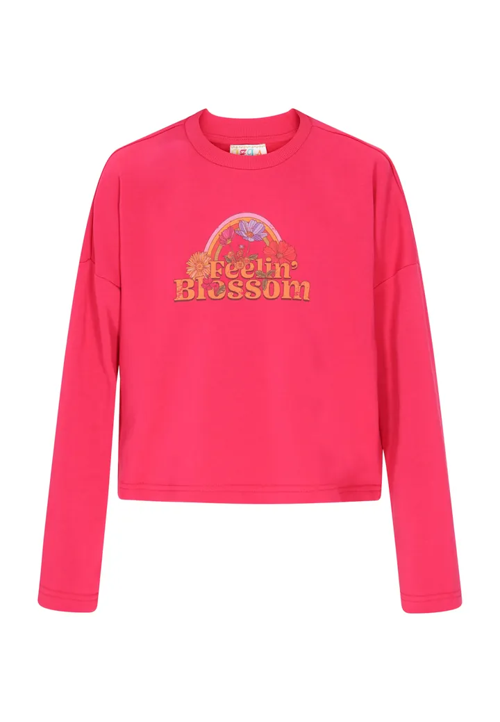 IZIA Sudadera 'Boho' lavanda / naranja / rosa / frambuesa