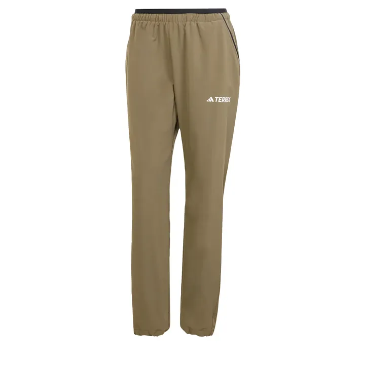 ADIDAS TERREX Pantalón de montaña 'Lifeflex' oliva / negro / blanco