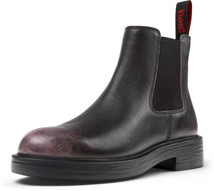 CAMPER Botas Chelsea 'Dean'  rosa moteado / negro