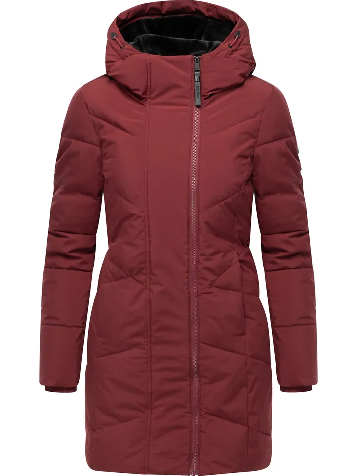 Ragwear Abrigo de invierno 'Pevilla' rojo oscuro