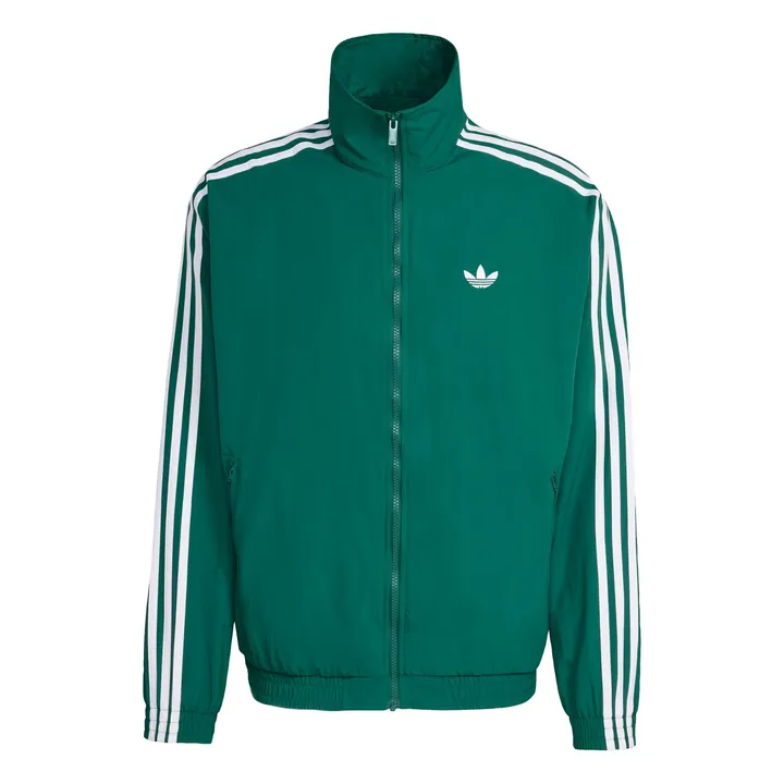 ADIDAS ORIGINALS Chaqueta de entretiempo 'Firebird'  verde oscuro / blanco