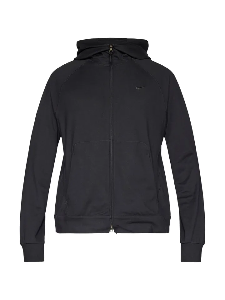 NIKE Sudadera con cremallera deportiva negro