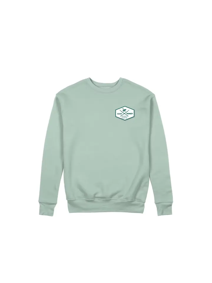 Surf Monkey Sudadera verde claro