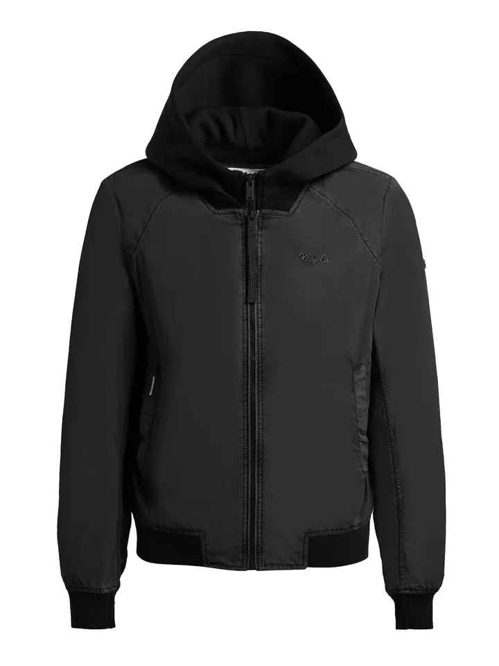 khujo Chaqueta de entretiempo 'Meets 2In1' negro
