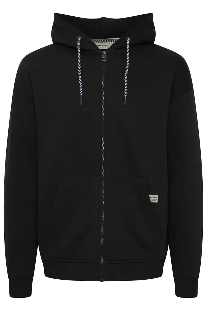 11 Project Sudadera con cremallera 'Rob'  negro