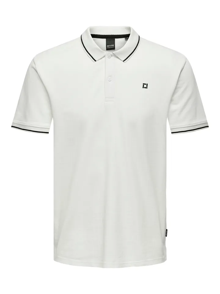 Only & Sons Camiseta 'Fletcher' negro / blanco