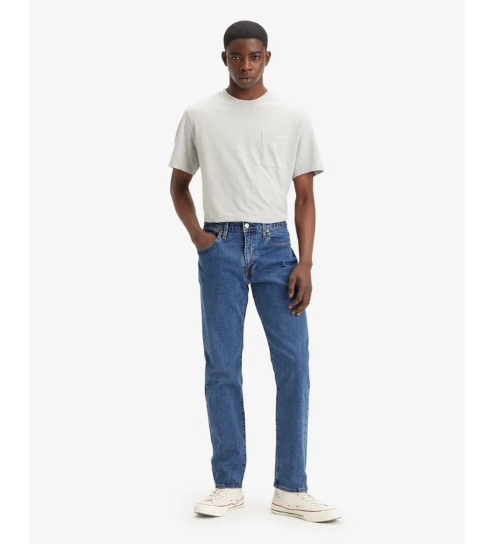 Levi's para hombre. 29507-0555 Jeans 502 Taper Stonewash Stretch azul (31/32), Casual, Algodón, Denim