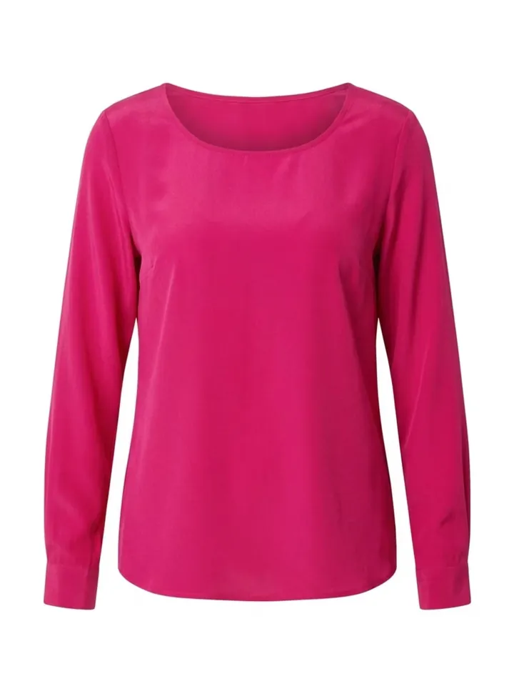 Posh Gear Blusa 'Seidenbluse Rotondoseta'  rojo oscuro