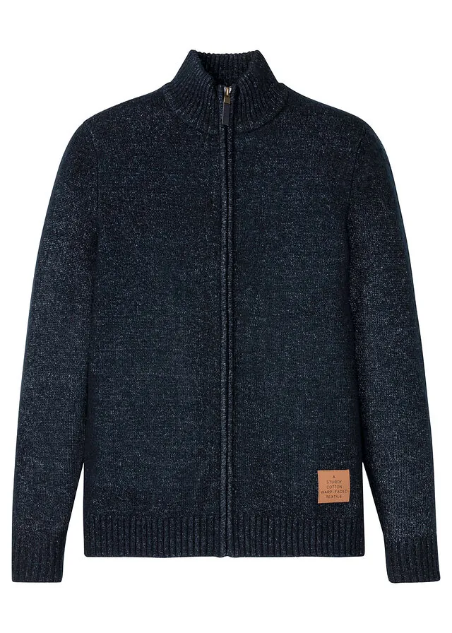 Chaqueta de punto con cuello alto