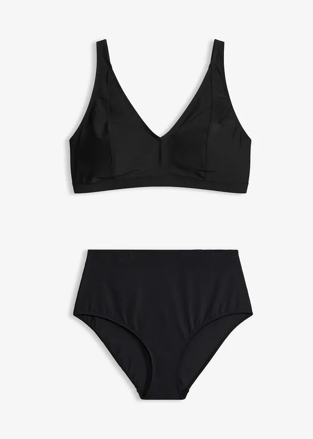 Bikini con escote en V (2 piezas)