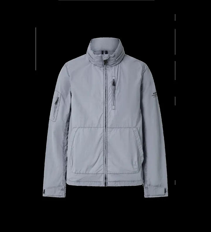 ECOALF para hombre. MCMGAJKRIGI00072S24-303 Chaqueta Rigi azul (XXL), Casual, Manga larga, Sostenible, Nylon reciclado