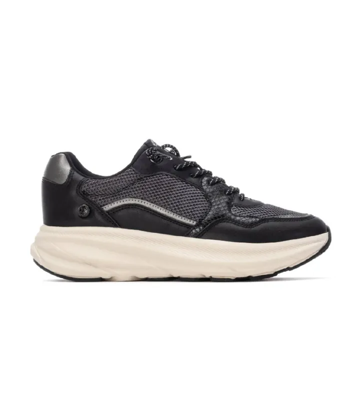Xti para mujer. 14468602-NEGRO Zapatillas 144686 negro (37), 3 a 5cm, Cordones, Casual