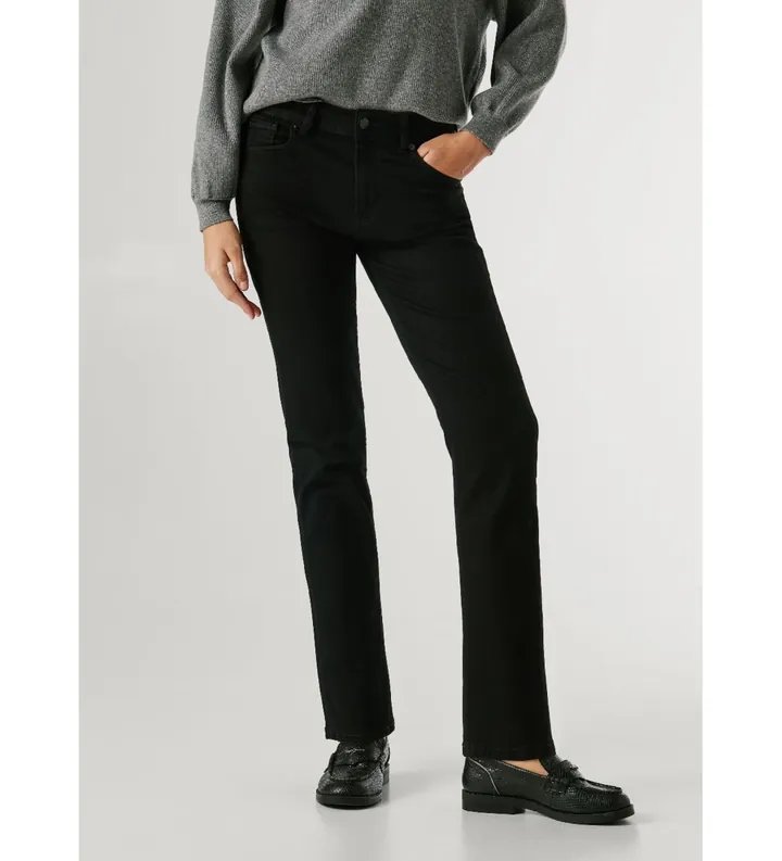 Pepe Jeans para mujer. PL20473089CA Jeans Mary negro (25/30), Casual, Algodón