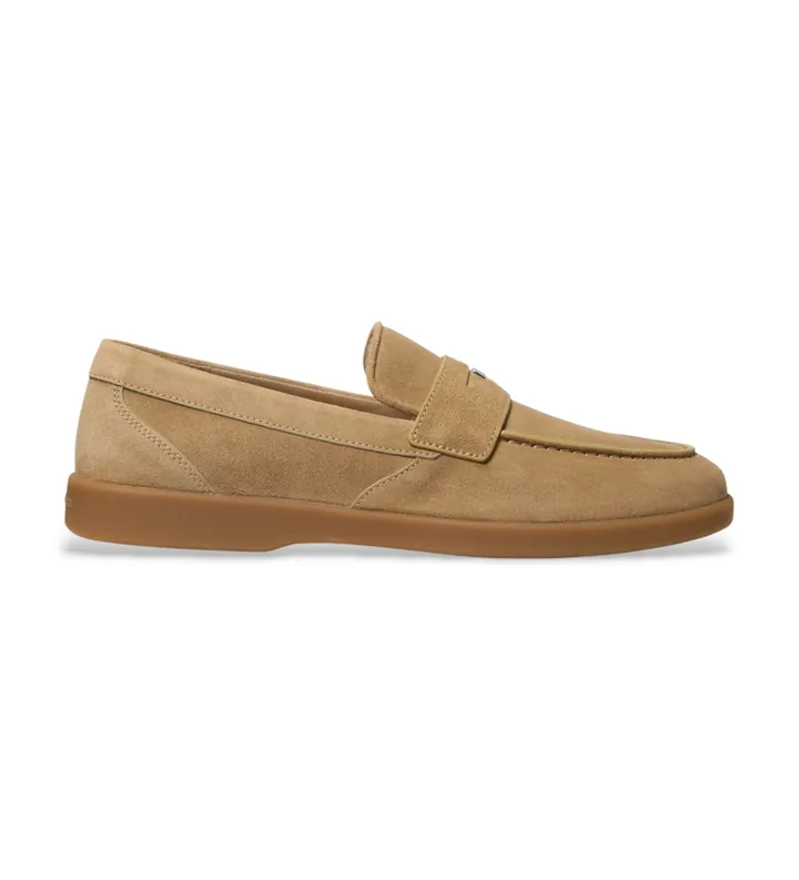 Michael Kors para hombre. 42S6HUFS1S Mocasines de Piel Huf marrón (43.5), Plano, Ninguno, Casual, Fiesta, Clásico