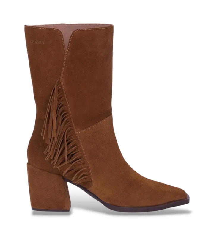 Wonders para mujer. M-6404 Botas de Piel Charme marrón (36), 3 a 5cm, Ninguno, Casual