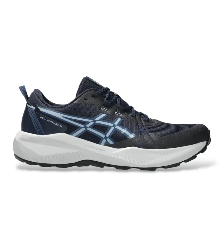 Asics para hombre. 1011C160 Zapatillas Gel Venture 11 marino (40.5), Tela, Plano, Cordones, Casual, Deportivo, Outdoor, Running, Multideport