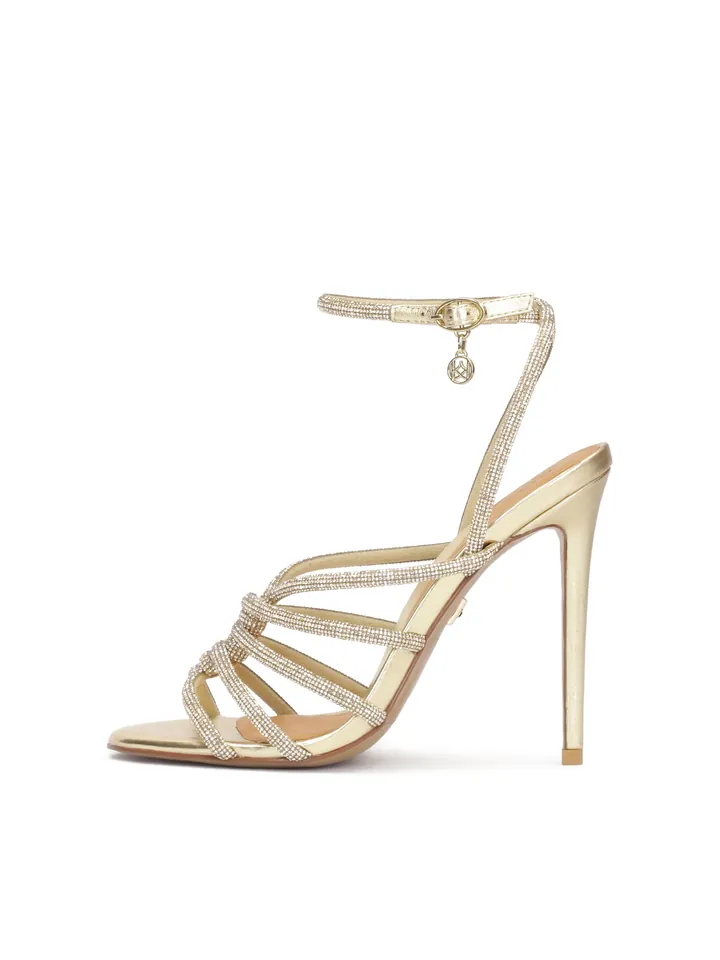 Kazar Sandalias con hebilla oro