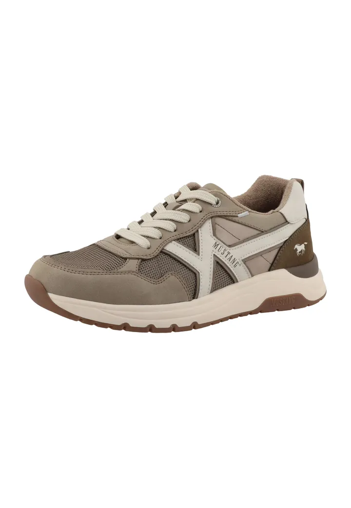 MUSTANG Zapatillas deportivas bajas beige / ecru / marrón / taupe