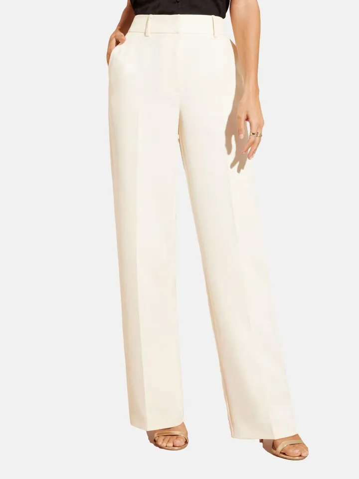 love & roses Pantalón de pinzas beige claro