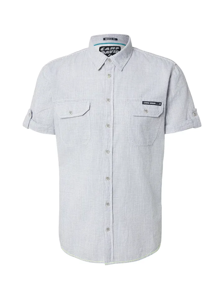 CAMP DAVID Camisa azul noche / azul pastel