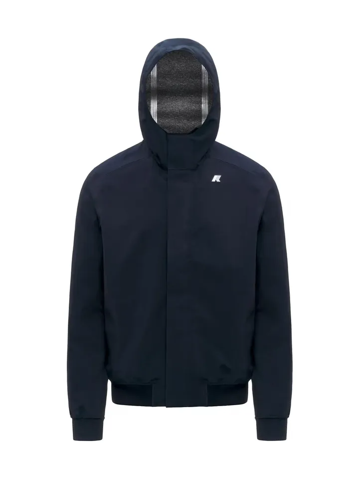 K-Way Chaqueta de entretiempo 'K-WAY JOACHIM BONDED JERSEY GIUBBINO'  azul