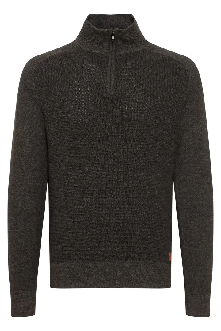 BLEND Jersey 'Ganbolf' marrón / antracita / gris plateado