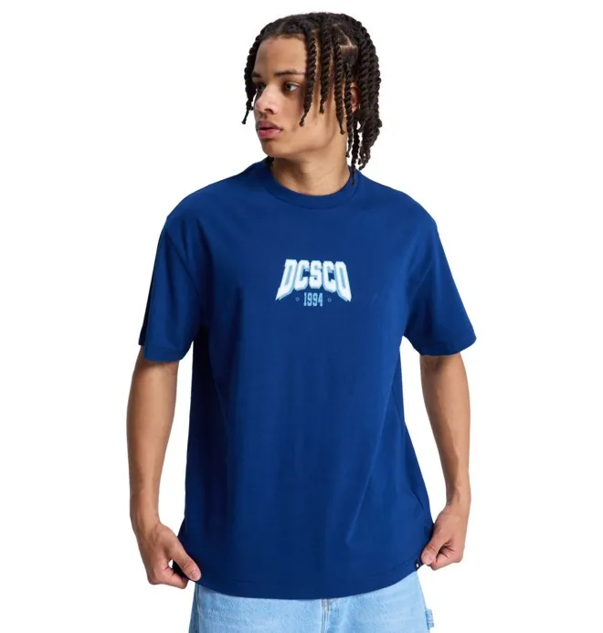 Crown College - Camiseta de manga corta Azul Hombre
