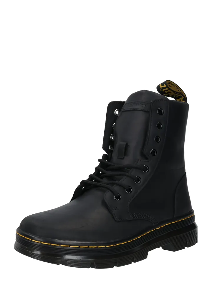 Dr. Martens Botas con cordones 'Combs'  amarillo / negro