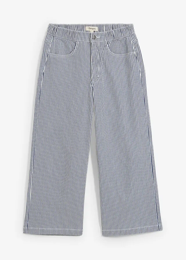 Pantalón de sarga con cintura cómoda