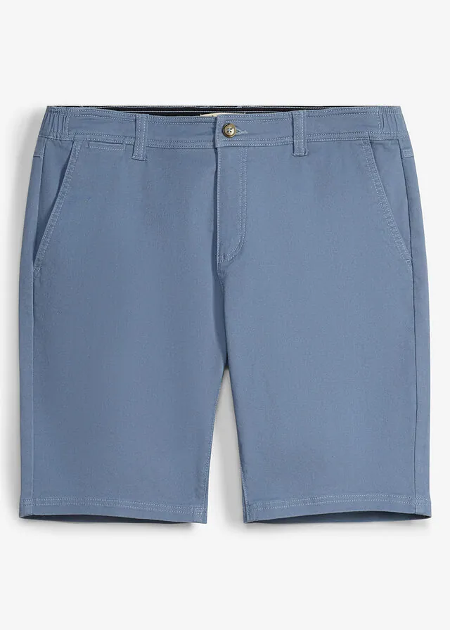 Bermudas elásticas con cinturilla elástica y corte regular