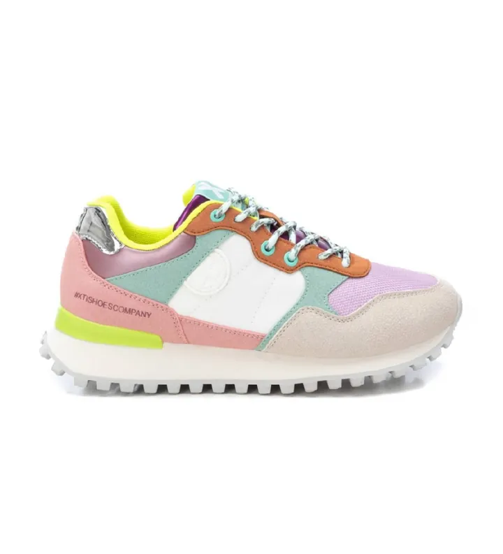 Xti para mujer. 14293401-MULTICOLOR Zapatillas 142934 multicolor (36), Tela, Plano, Cordones, Casual