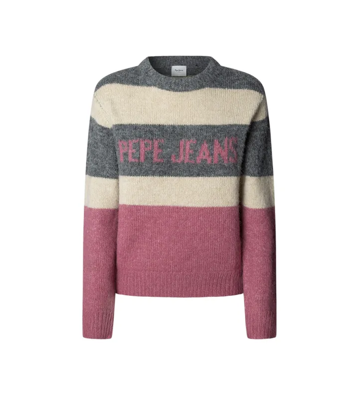 Pepe Jeans para mujer. PL7000051 Jersey Carlis rosa (S), Casual, Poliéster