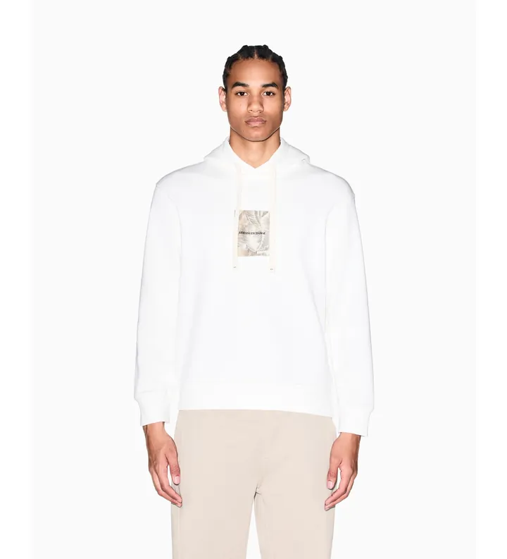 A|X Armani Exchange para hombre. XM002379AF20169U0009 Sudadera Terblanco (L), Casual, Algodón