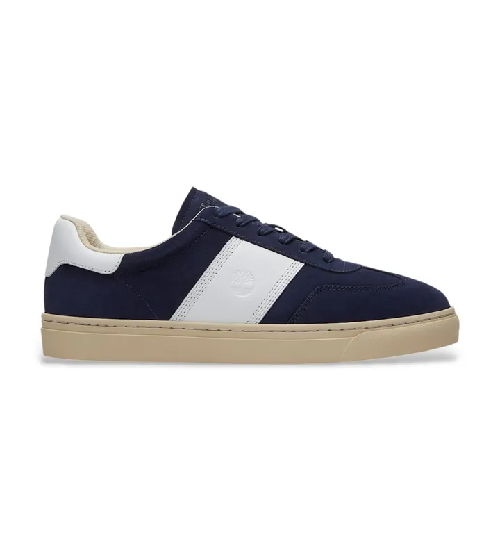 Timberland para hombre. TB0A43GGAJP1 Zapatillas Lisbon Street de piel azul (36.5), Plano, Cordones, Casual, Marino