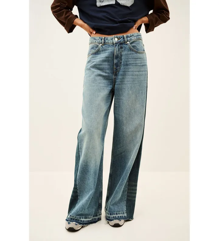 BA&SH para mujer. 1H26MISL Jeans Mislav azul (34), Casual, Algodón, Denim