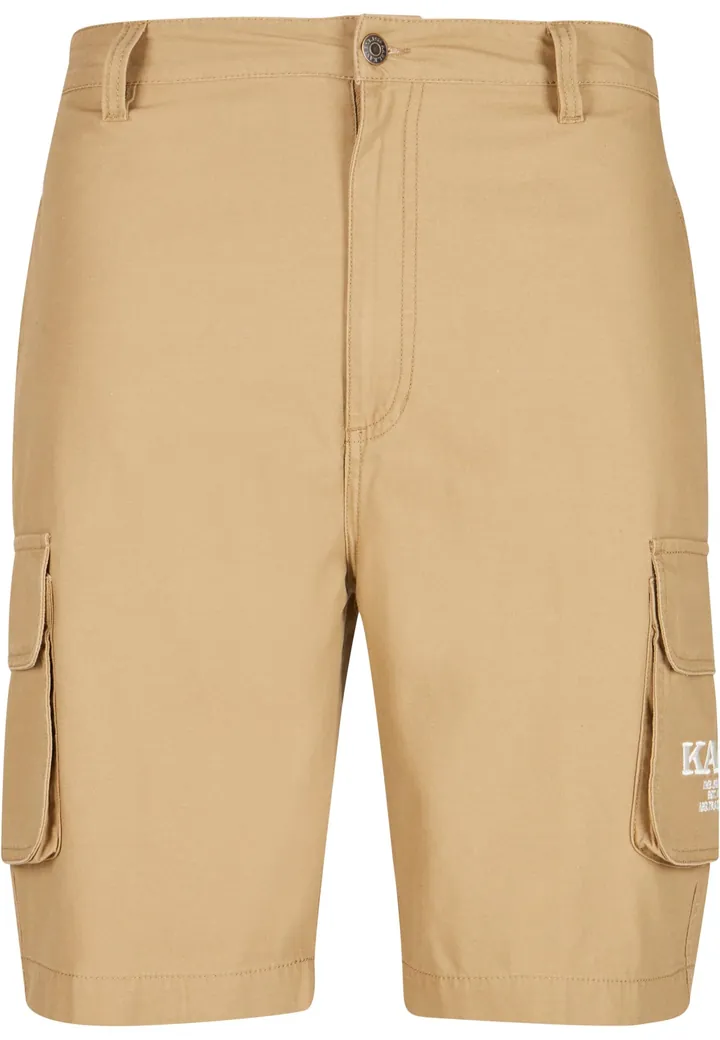Karl Kani Pantalón cargo beige / arena / blanco