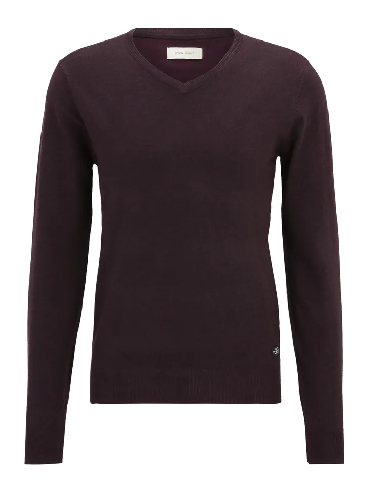 BLEND Jersey 'Bruton' rojo vino