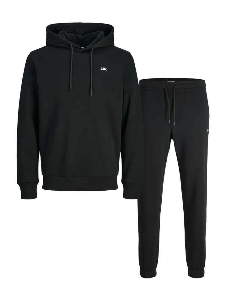 JJ Rebel Ropa para correr negro / blanco