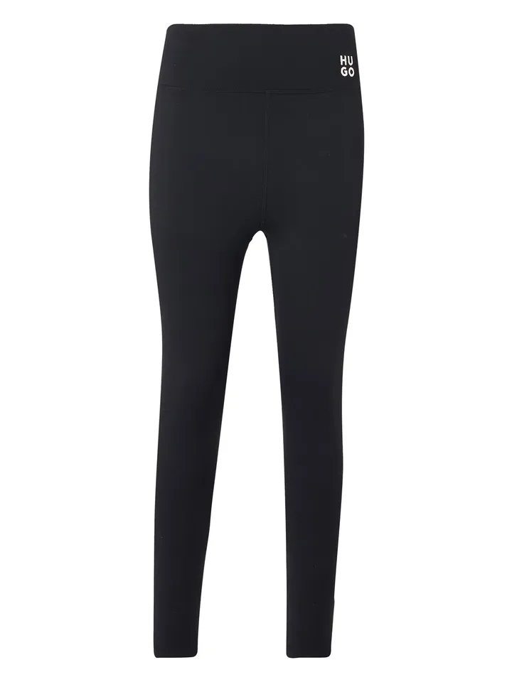 HUGO Leggings 'Noparda'  negro / blanco