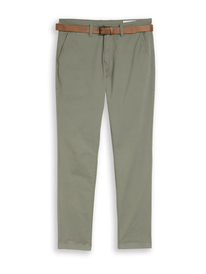 TOM TAILOR DENIM Pantalón chino oliva