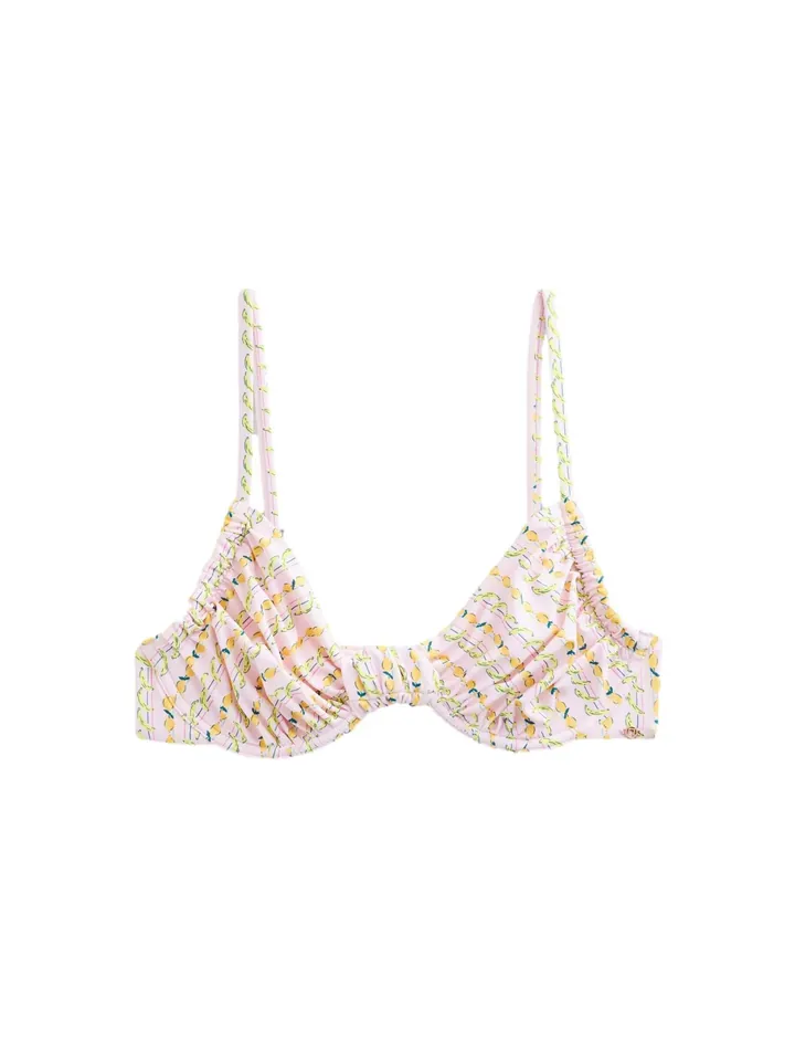 Next Top de bikini verde oscuro / naranja / rosa / rosa